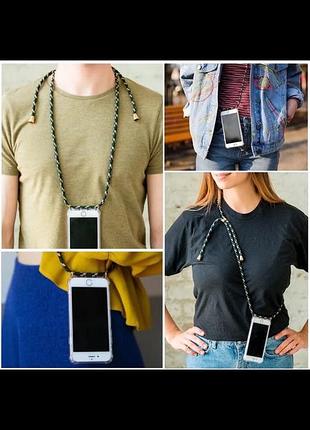 Прозорий чохол jost iphone x+xs case з шнурком