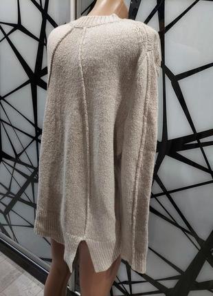 Женственный свободный свитер, джемпер marc o'polo цвета слоновой кости l- 46-503 фото