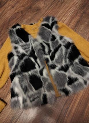 Мех жилетка для девочки