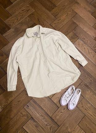 Рубашка asos oversize молочный