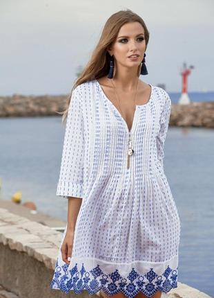 Туніка пляжна бавовна indiano 1365 fresh cotton в наявності