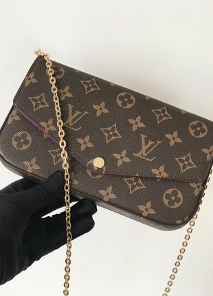 Сумочка клатч в стиле louis vuitton felicie