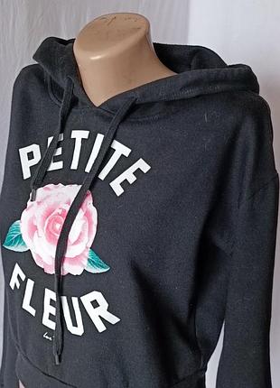 Худи кроптоп роза р. м