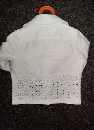 Джинсовый пиджак от английского бренда monsoon 2-4р2 фото