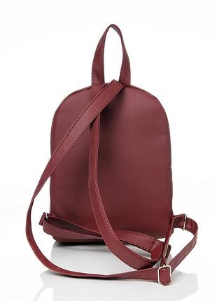 Жіночий рюкзак прогулянковий sambag mane mqt бордо3 фото