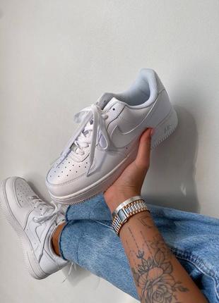 Nike air force 1 low classic white premium5 фото