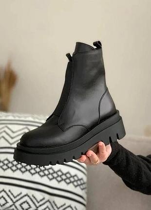 Ботинки кожа деми