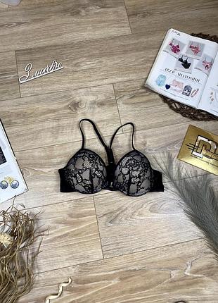 Шикарний абалдєнний бюстгалтер мереживо і сітка із застібкою спереду