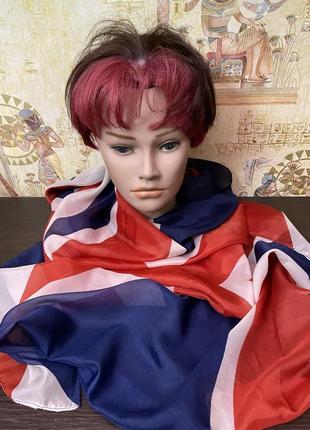 Платок , принт- британський прапор2 фото