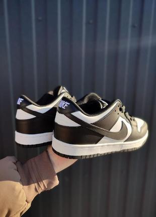 Кросівки nike sb dunk low pro white black3 фото