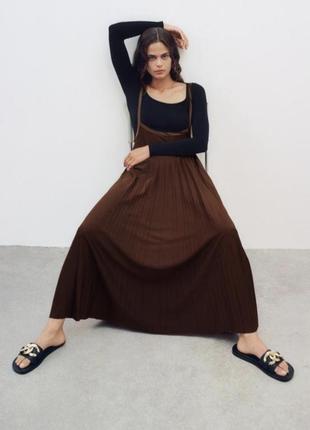 Сукня плісе  сарафан zara