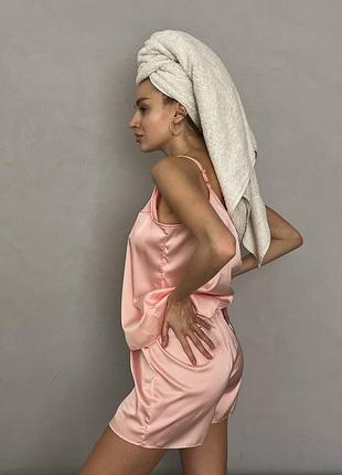 Шовкова жіноча піжама літо7 фото