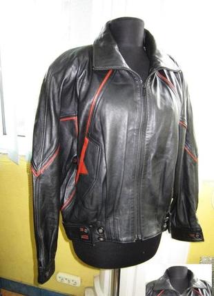 Стильная женская кожаная куртка - пилот derici leather. италия. лот 4661 фото