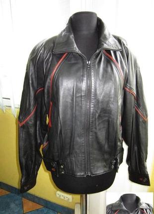 Стильная женская кожаная куртка - пилот derici leather. италия. лот 4662 фото