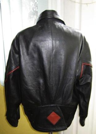 Стильная женская кожаная куртка - пилот derici leather. италия. лот 4663 фото