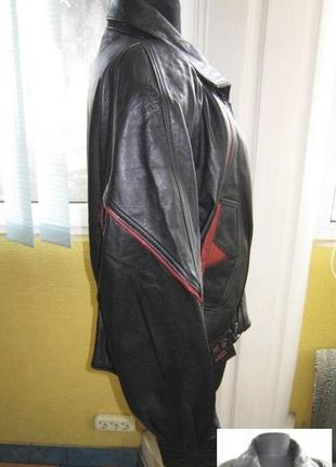 Стильная женская кожаная куртка - пилот derici leather. италия. лот 4665 фото