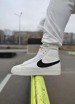 Кросівки nike blazer mid 77 vintage white black