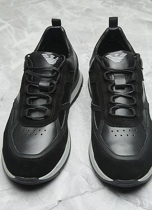 Молодіжні чоловічі кросівки в стилі armani, крутые мужские кроссовки