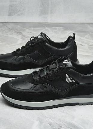 Молодіжні чоловічі кросівки в стилі armani, крутые мужские кроссовки