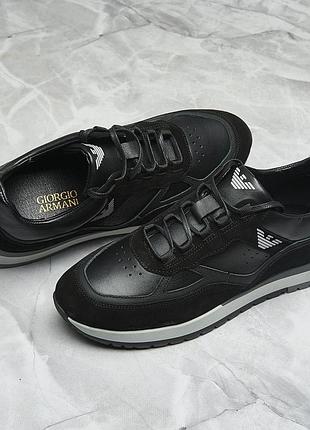 Молодіжні чоловічі кросівки в стилі armani, крутые мужские кроссовки