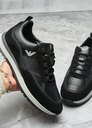 Молодіжні чоловічі кросівки в стилі armani, крутые мужские кроссовки