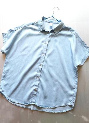 Джинсова  сорочка  вільного крою2 фото