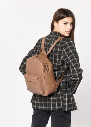 Жіночий рюкзак sambag brix rh коричневий7 фото