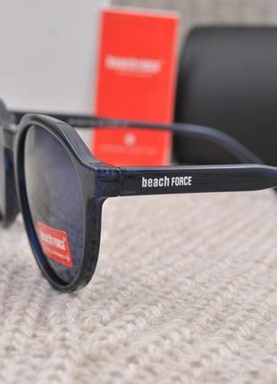 Фирменные солнцезащитные круглые очки beach force polarized bf1827p5 фото