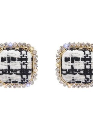 Твідові сережки