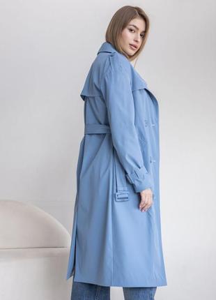 Тренч жіночий, міді, плащ, двобортний, демісезонний осінній весняний, демі, тренчкот...