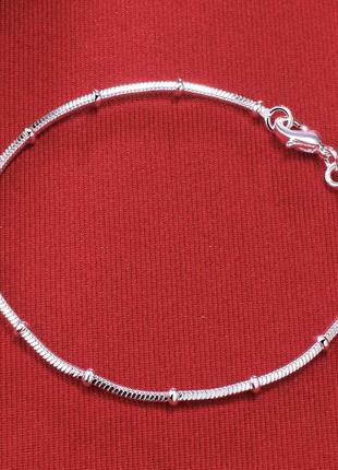 Срібний браслет жіночий срібне покриття 925 проби серебро