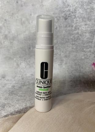 Сыворотка для лица против пигментных пятен clinique even better clinical dark spot corrector + interrupter