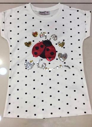 Очень классная футболка в горох wanex