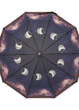 Жіноча парасоля напівавтомат на 10 спиць від фірми "feelling rain"2 фото