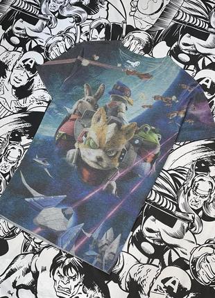 Футболка з принтом відеоігри star fox zero 3 nintendo