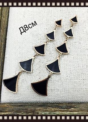 Серьги из медицинского золота stainless steel, xuping позолоченные