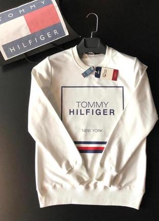 Свитшот мужской Tommy hilfiger white