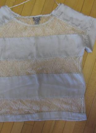 Блуза с кружевными вставками h&m5 фото