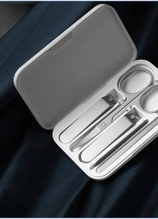 Маникюрный набор xiaomi в футляре 5 предметов xiaomi mijia nail clipper five piece set mjzjd002qw or1 фото