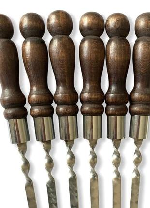 Шампур для шашлику 3 мм куля 50см 1шт gorillas bbq товстий шампур