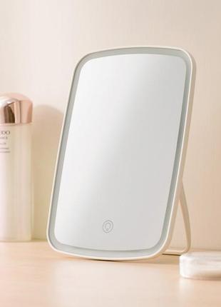 Дзеркало для макіяжу з підсвічуванням xiaomi jordan judy tri-color led makeup mirror nv505
