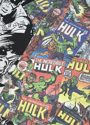 Футболка с принтом халк марвел комикс hulk marvel comics10 фото