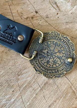 Пряжка вегвизир на мужской ремень gorillas accessories