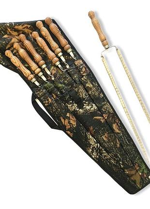 Подарочный набор шампуров бойскаут gorillas bbq в чехле из брезента