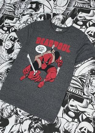 Футболка с принтом антигерой комиксов марвел deadpool marvel дeдпул1 фото