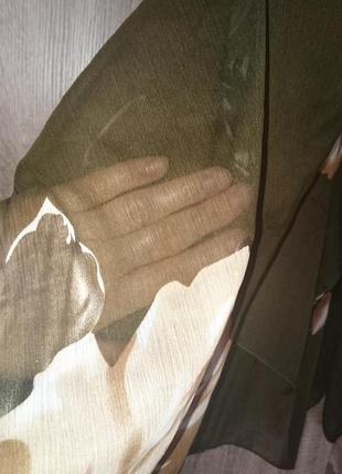 Платок хиджаб из шёлковой полупрозрачной ткани3 фото