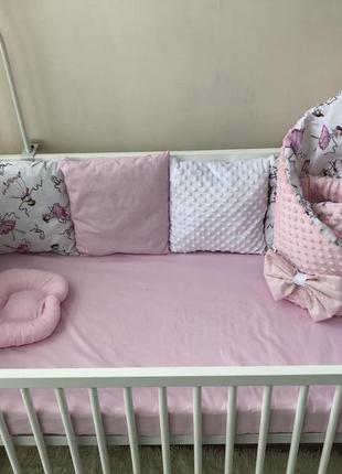 Комплект постільної білизни baby comfort малюк балеринки4 фото