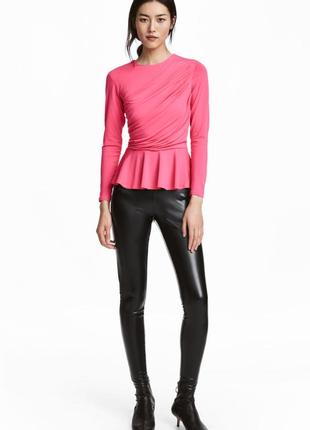 Легинсы из искусственной кожи 6-9 H&M