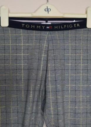 Домашні штани легісни в клітинку орігінал  tommy hilfiger4 фото