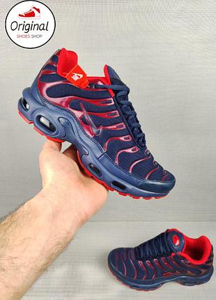 Чоловічі кросівки nike air max plus tn blue/red